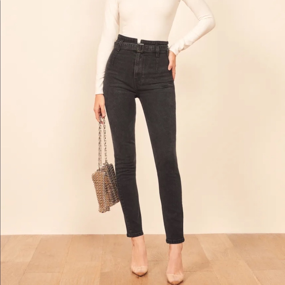 Reformation Kayo high rise skinny jeans